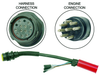 896539T05 HARNESS ASSEMBLY Adapter (5 Feet) 8 Pin Male To 14 Pin Female - Official Mercury Spares