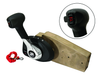 8M0030551 REMOTE CONTROL Pistol Grip, Trim, MerCruiser, Chrome - Official Mercury Spares