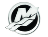 8M0043702 DECAL M-Icon,  53mm Black - Official Mercury Spares
