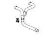 8M8023626 X-HAUST TAILPIPE KIT Dual Port - Official Mercury Spares