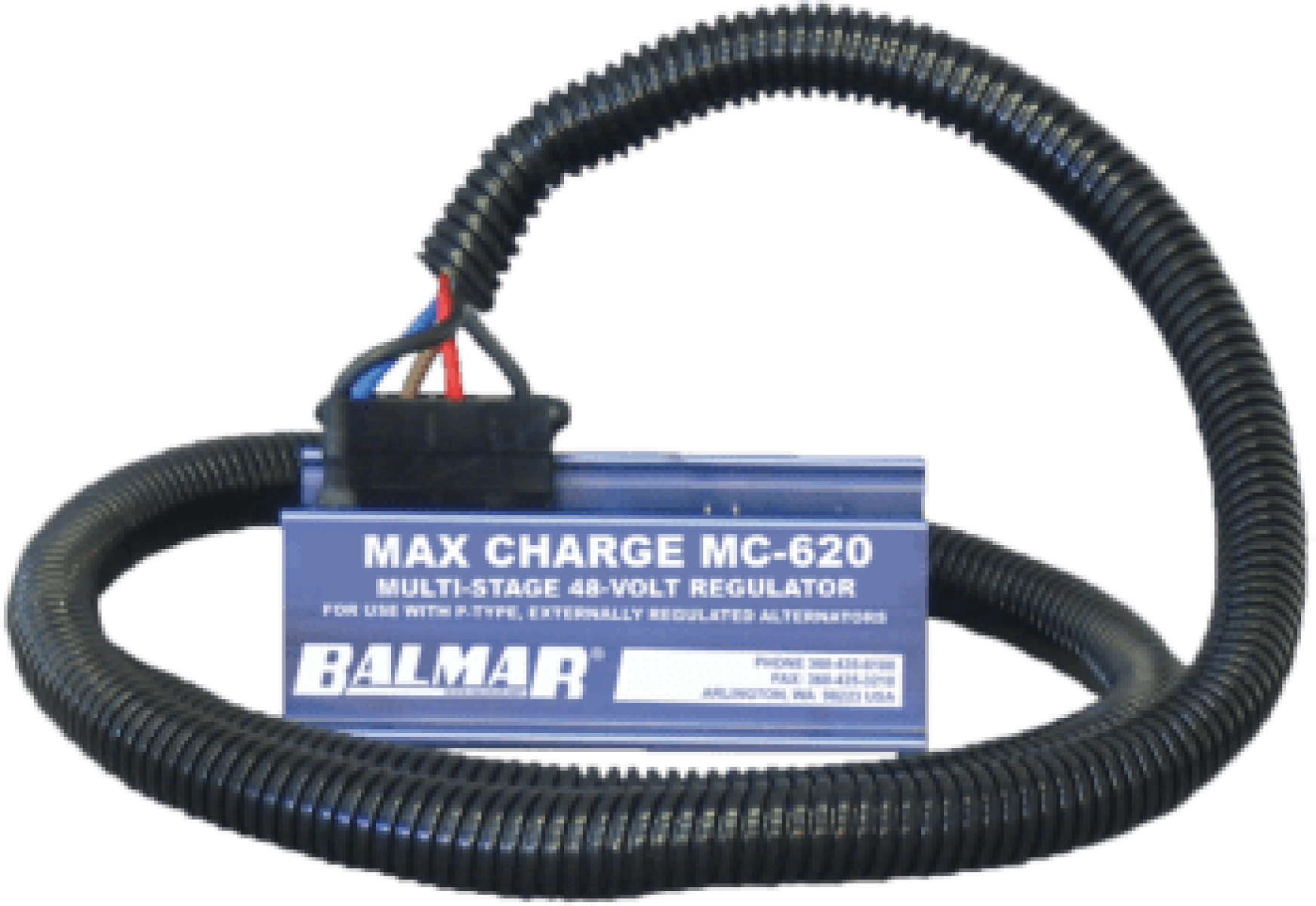 Regulator, MC-620-H Multi-Stage, for 48V Applications, w/Harness.