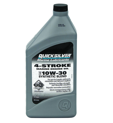 10W30 SYN 4 STROKE 1L QUICKSILVER 92-8M0152563 Mercury Mariner Quicksilver Spare Parts