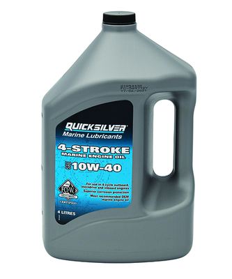 10W40 OIL 4S 4L 92-8M0180934 Mercury Mariner Quicksilver Spare Parts