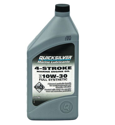 10W30 FULL SYN 1L QUICKSILVER 92-8M0180936 Mercury Mariner Quicksilver Spare Parts