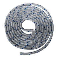 Waveline 8mm Braid on Braid Polyester White with Blue Flecks - 200M WLBB8WBL200