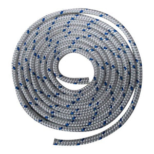 Waveline 10mm Braid on Braid Polyester White with Blue Flecks - 200M WLBB10WBL200