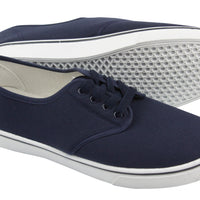 Yachtmaster Lace-up Canvas Shoe 8/42  Navy and White