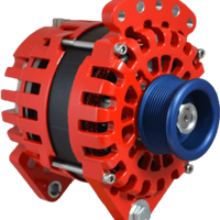 Alternator, XT Series, 170A, 12V, Saddle Mount (Dual Foot), 3.15in, J10 AltMount Serpentine Pulley, Case Ground