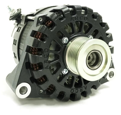 ARCO Alternator - 12V 275A - N62 Side Battery Post - Externally Regulated - Standard Ground - 50mm K6 Pulley - 4026
