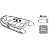 Osculati Tarpaulin Cover for Dinghy 300D (240/320cm)