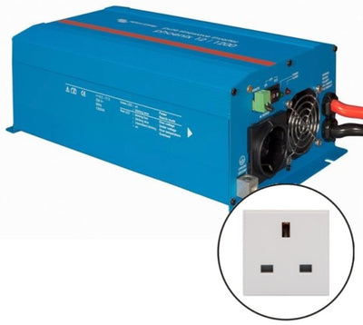 Victron Phoenix 12v, 1200va 230v Sine wave Inverter. UK socket