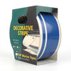 PSP Colour Stripe Double Stripe D3 40mm Mid Blue 40mm x 10m