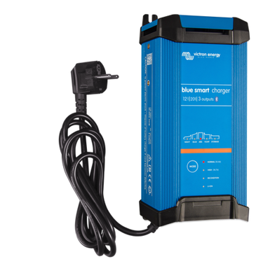 Victron Blue Power 12V 20 Amp Battery Charger - IP22 - Three Outputs - Smart Charger