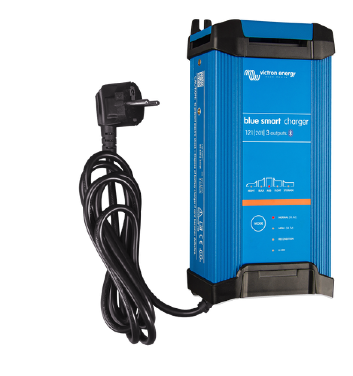 Victron Blue Power 12V 20 Amp Battery Charger - IP22 - Three Outputs - Smart Charger