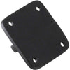 AG Brass Fender Eye Plate (1-3/4" x 1-7/8") Matt Black