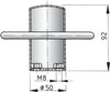 VETUS Bollard type ACHIL090B (ACHIL090B)