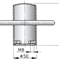 VETUS Bollard type ACHIL090B (ACHIL090B)