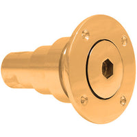 AG Brass Pump Out Socket (Hex / 1-1/2" Hose)