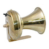 AG 12 Volt Marine Brass Trumpet Horn with Brass Fastenings and Bracket