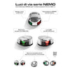 NEMO LED navigation light -135° stern Blister vertical mounting