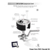 Eclipse MK2 flush latch 60 mm w/lock