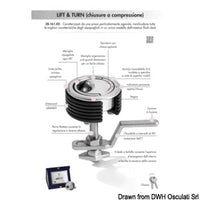 Eclipse MK2 flush latch 60 mm w/lock