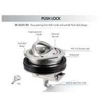 PUSH LOCK Eclipse pull latch without lock