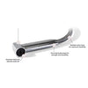 Saturn cold water shower horizontal white base