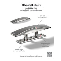 Ghost II hidden cleat 310 mm black