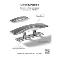 Ghost II hidden cleat 310 mm black