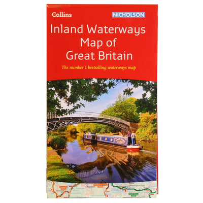 Nicholson Inland Waterways Map of Great Britain