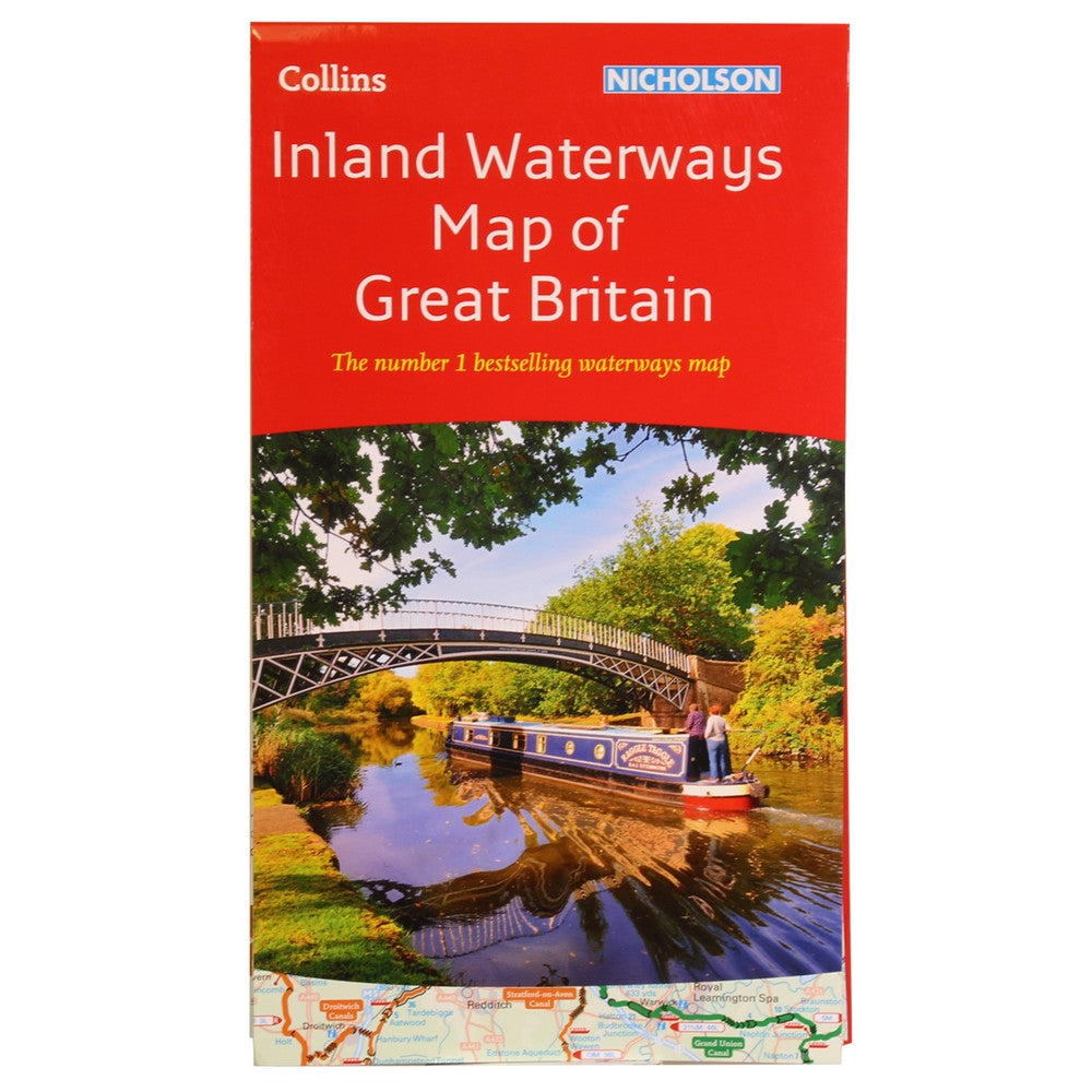 Nicholson Inland Waterways Map of Great Britain
