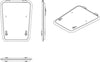 VETUS ALTUS deck hatch trapezium model (ALA46TL)