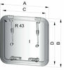 VETUS ALTUS deck hatch - model 1 (ALT4242SL)