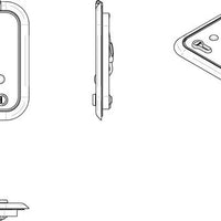 VETUS ALTUS deck hatch - model 1 (ALT4633SL)