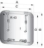 VETUS ALTUS deck hatch - model 1 (ALT4633SL)