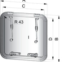 VETUS Altus escape hatch - model 1 (ALT4747SL)