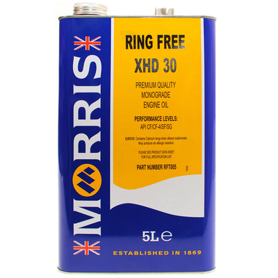 Morris Ring Free XHD Monograde Oil (30W / 5 Litre)