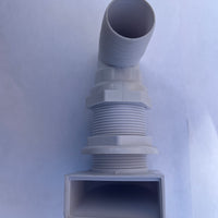 1-1/2" BSP Scoop with 90 Degree Elbow 38mm Hose
