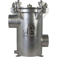 Arctic Steel Strainer SISO 2" BSP with Solid Lid (2205 Stainless)