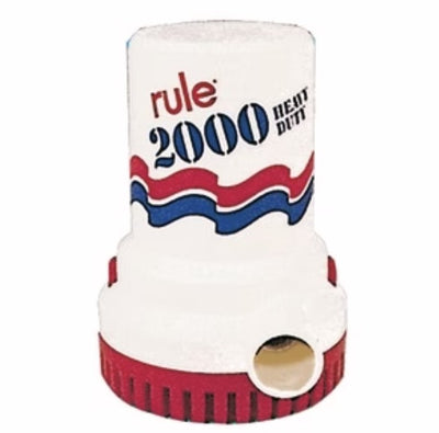 Rule 53S 2000 Automatic Submersible Bilge Pump (12V / 126 LPM / 28mm)  504116
