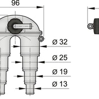 VETUS Anti Syphon Device with valve, 13-32mm (ASDH)