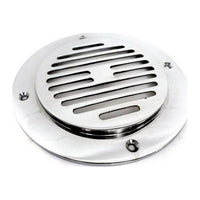 AG Cast Circular Vent Grill, Chrome