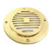 AG Cast Circular Vent Grill, Brass