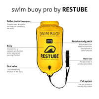 swim buoy Pro by RESTUBE - includes Dry Sack