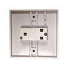 Square Edged Single Switch in White (2 Way / 10A)