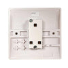 Convex Slim Single Switch in White (2 Way / 10A)
