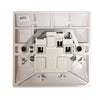 Convex Slim Single Socket in White (No Switch / 13A)