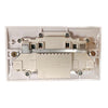 Convex Slim Double Socket in White (2 Switches / 2 USB Charger Ports)