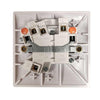 Convex Slim Switched Fused Spur in White (2 Way / 13A / Double Pole)